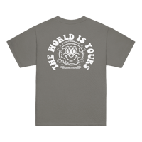 Image 4 of World Is Yours White Print Kids Tee 