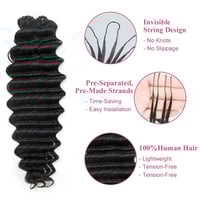 Image 4 of 100G Super Virgin Crochet donor hair extensions , Resuable braiding hair