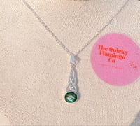 Green Abalone Celtic Drop