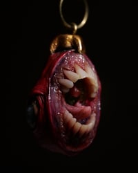 Image 12 of Egg of the King big eyes pendant, OOAK,