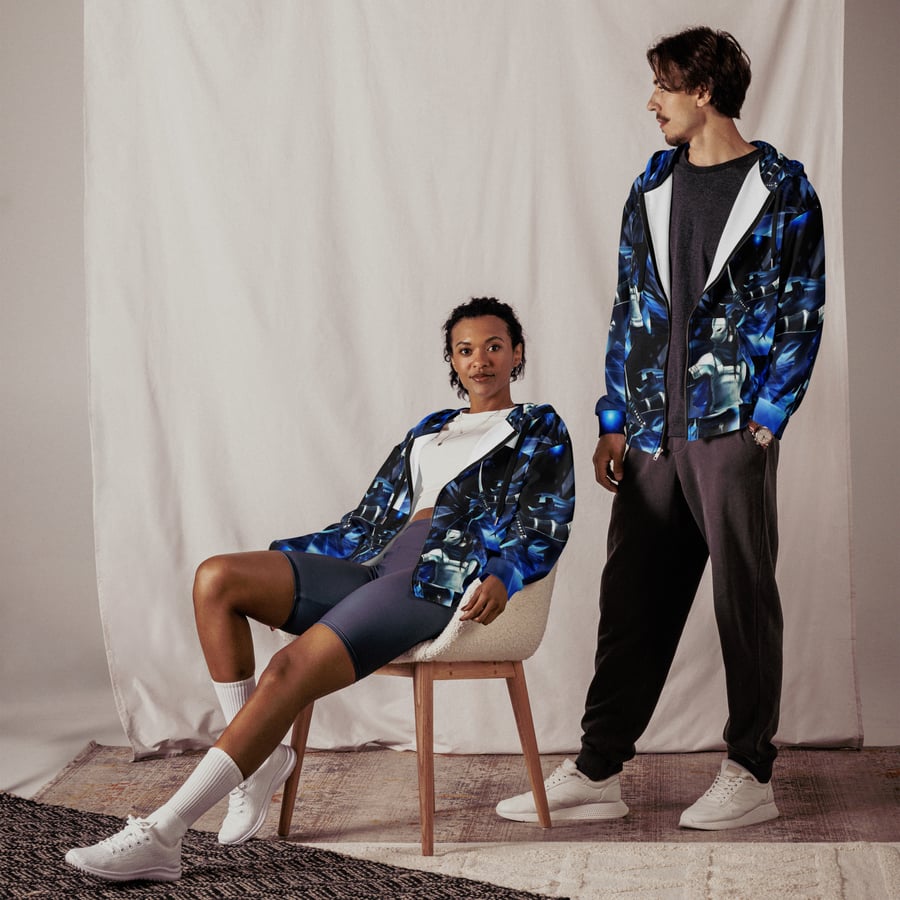 Image of Unisex Anime  Zip Hoodie 