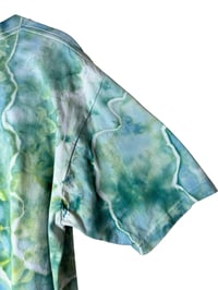 Image 13 of L Adult Combed Cotton Tee in Verdant Geode Ice Dye