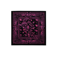 Image 3 of Breast Cancer Awareness Bandana - Pink on Black