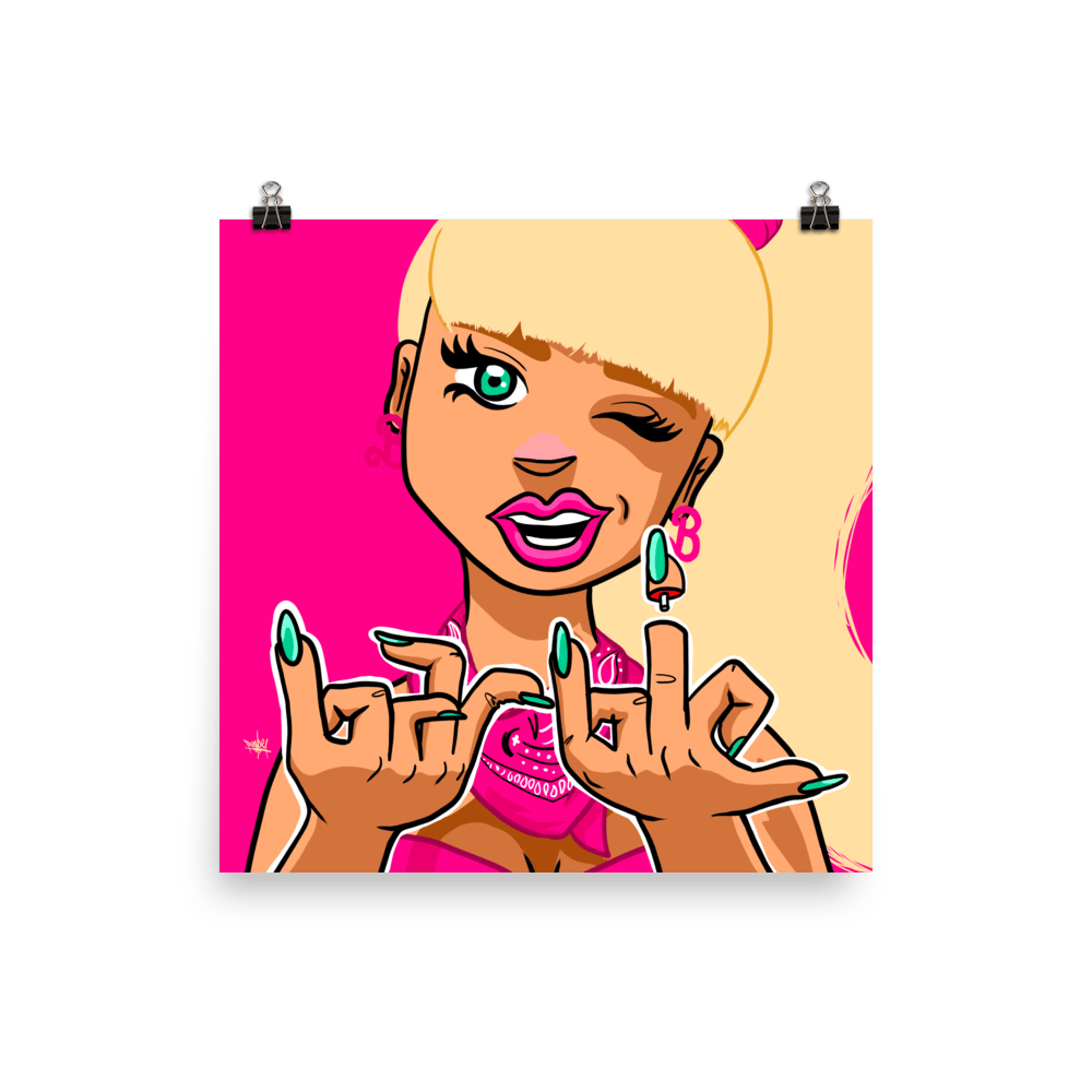 Image of Come on Barbie, Set gon Party Print