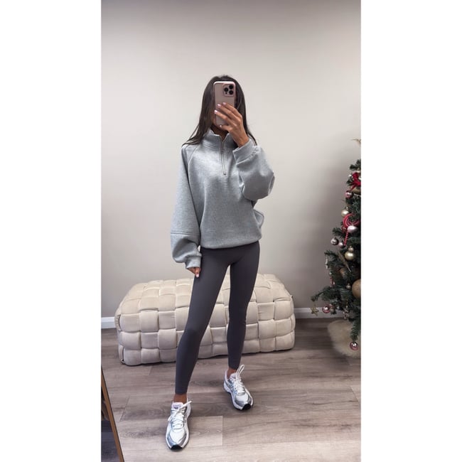 Grey zip up jumper 