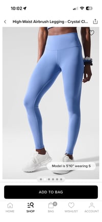 Hight waisted crystal clear blue