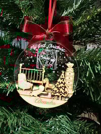 Image 1 of Custom Wooden Ornaments