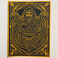 Image 5 of Wizard Linocut Prints