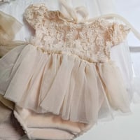 Image 4 of Beige newborn set for twins photoshoot | beige | photo props