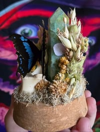 Image 4 of Swallowtail & Flourite Crystal Tower Clochè