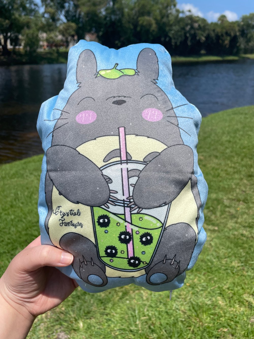 Image of Imaginary Friend Plush Pillow & Acrylic Keychain