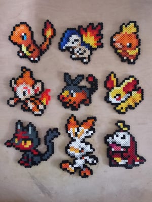 Image of Fire starter pixel art