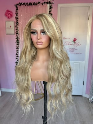 Image of all human hair highlights blonde (ready to ship) 