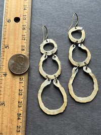 Image 5 of Large hammered earrings