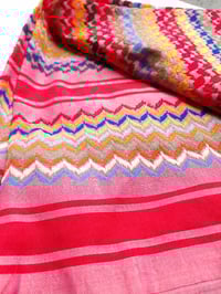 Image 4 of Blue/Pink Keffiyehs (Made in Jordan)