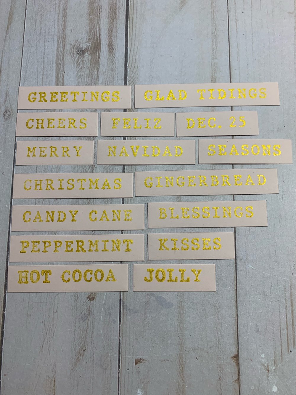 Image of Label Maker Christmas Sentiments