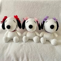 Image 1 of Snoopy Crochet Plush