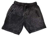 Image 1 of Variation Black Acid Wash Shorts 