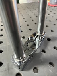 Image 19 of 4.75” Chrome Widened and Extended Cast Riser 