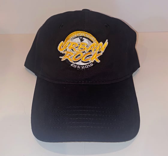 Image of Pittsburgh Edition Urban Rock Logo Dad Hats