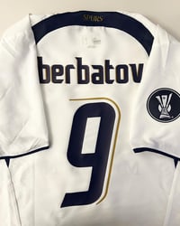 Image 1 of Tottenham Hotspur “BERBATOV 9” 2006/07 Home Cup Shirt + UEL patch (S)