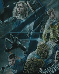“We will protect you.” FANTASTIC FOUR: THE FIRST STEPS Art Print