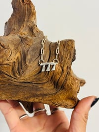 Image 2 of 777 Sterling silver necklace 