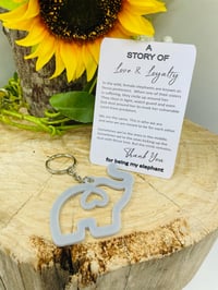 Image 4 of Elephant Friendship Keyring