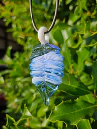 Image 2 of Cobalt & White Leaf