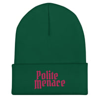 Image 10 of Polite Menace Cuffed Beanie cap