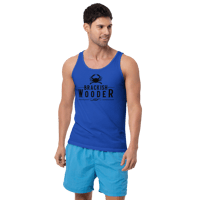 Image 3 of Brackish Wooder Tank Top - Classic Logo (Black Logo)