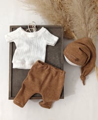 Image 6 of Newborn set for photoshoot | Steven  | camel and off white