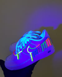 Image 1 of Younger Kids Nike AF1 Drippy Neon
