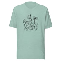 Image 2 of Goose Creek Co Wildflower Butterflies - Unisex T-shirt