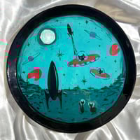 Image 1 of Cats in Space Plate