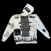Image 4 of CRYBABY ART PATCHWORK HOODIE