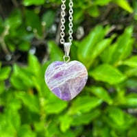 Dream Amethyst Heart Necklace 