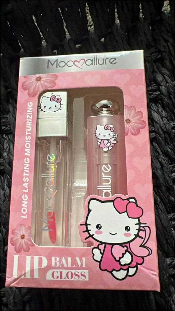 Image of Hello Kitty 2 Pack Lip Gloss & Balm Set - Clear 