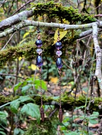 Image 3 of Beaded Drop Earrings 