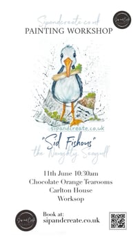 Image 2 of Paint and Lunch at Worksop “Sid Fishous”