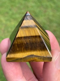 Image 5 of Tiger’s Eye Pyramid #1858