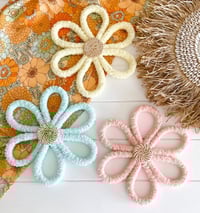 Image 2 of Textured Pastel Wildflowers ( use drop down menu to select colours ) 