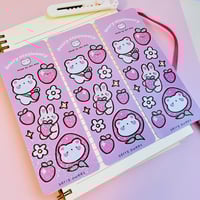 Image 1 of Berry Sweet Holographic Vinyl Sticker Sheet