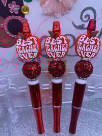 Best Teacher Ever Red  Pen