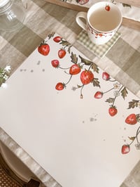 Image 2 of The Sweet Strawberry Placemats ( Set of 2 or 4 )