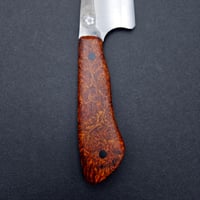 Image 3 of Nakiri with S-grind and Amboyna handle