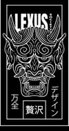 Lexus Society Oni Rear Windshield Decal Style 4