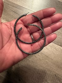 Image 1 of Rhinestone hoops 