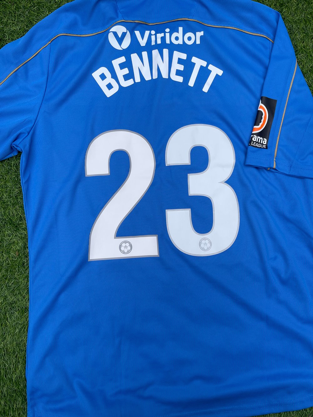 Match Worn 2019/20 Joma Home Shirt Bennett