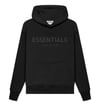 Pure Black Essentials Hoodie